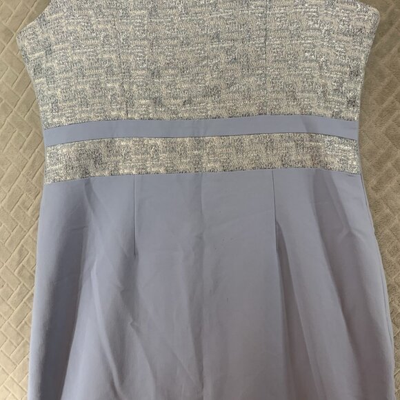 Tasia Womens 12 Dress Light Blue Above the Knee Sheath Conservative Pencil - Picture 3 of 14